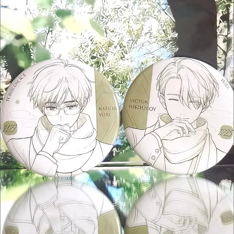 ¡¡¡Anime Yuri!!! Broche en hielo, insignias Yuri Katsuki, alfileres, bolsos, dijes, accesorios, colgante de ropa, regalo para amigos para niños, Cosplay