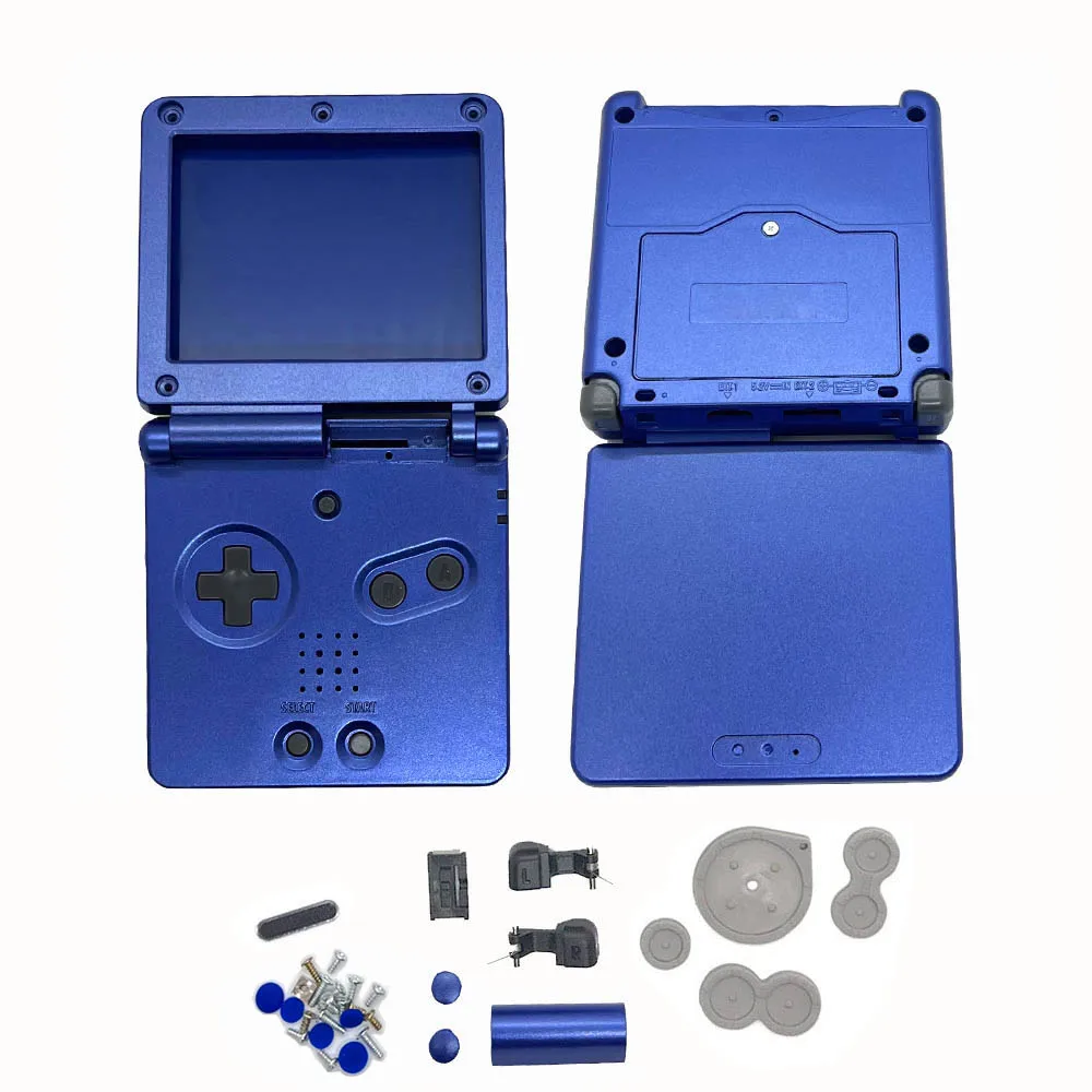 Nuova sostituzione completa del guscio dell'alloggiamento per Nintend GBA SP custodia per Console di gioco Cover con pulsanti per Gameboy Advance SP Shell
