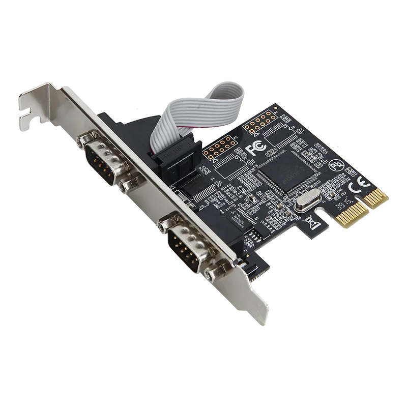 2PCS PCIe-2개의 직렬 포트 카드 O/I 카드 AX9900 칩