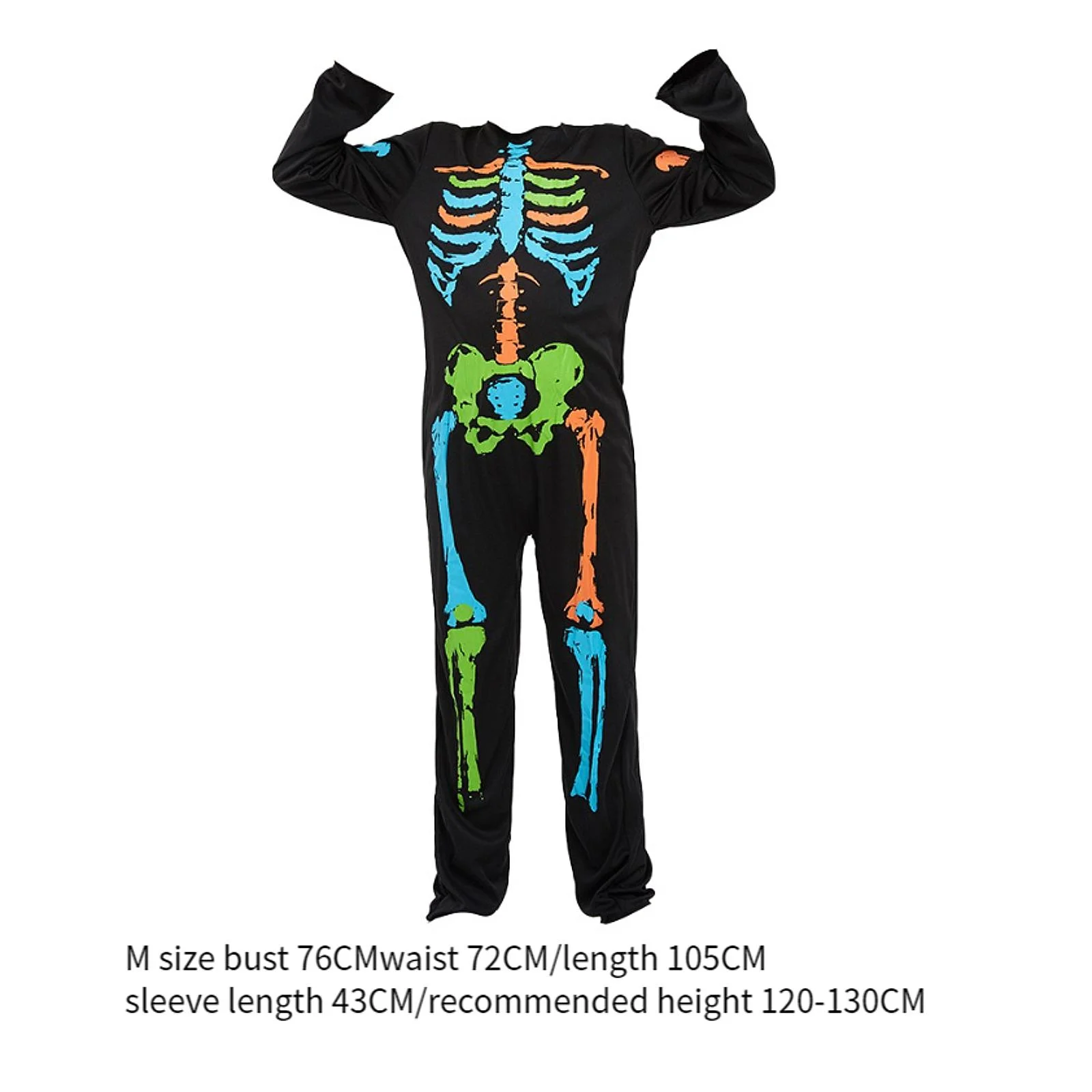 Kids Halloween Skeleton Costume Cosplay for Photo Props Party Role Play