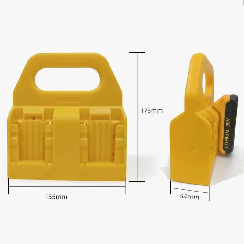 @*Li-ion Battery Storage Rack Sturdy Holder for 18V 20V DCB203 DCB205 Portable Organizer for Outdoor Construction Jobs