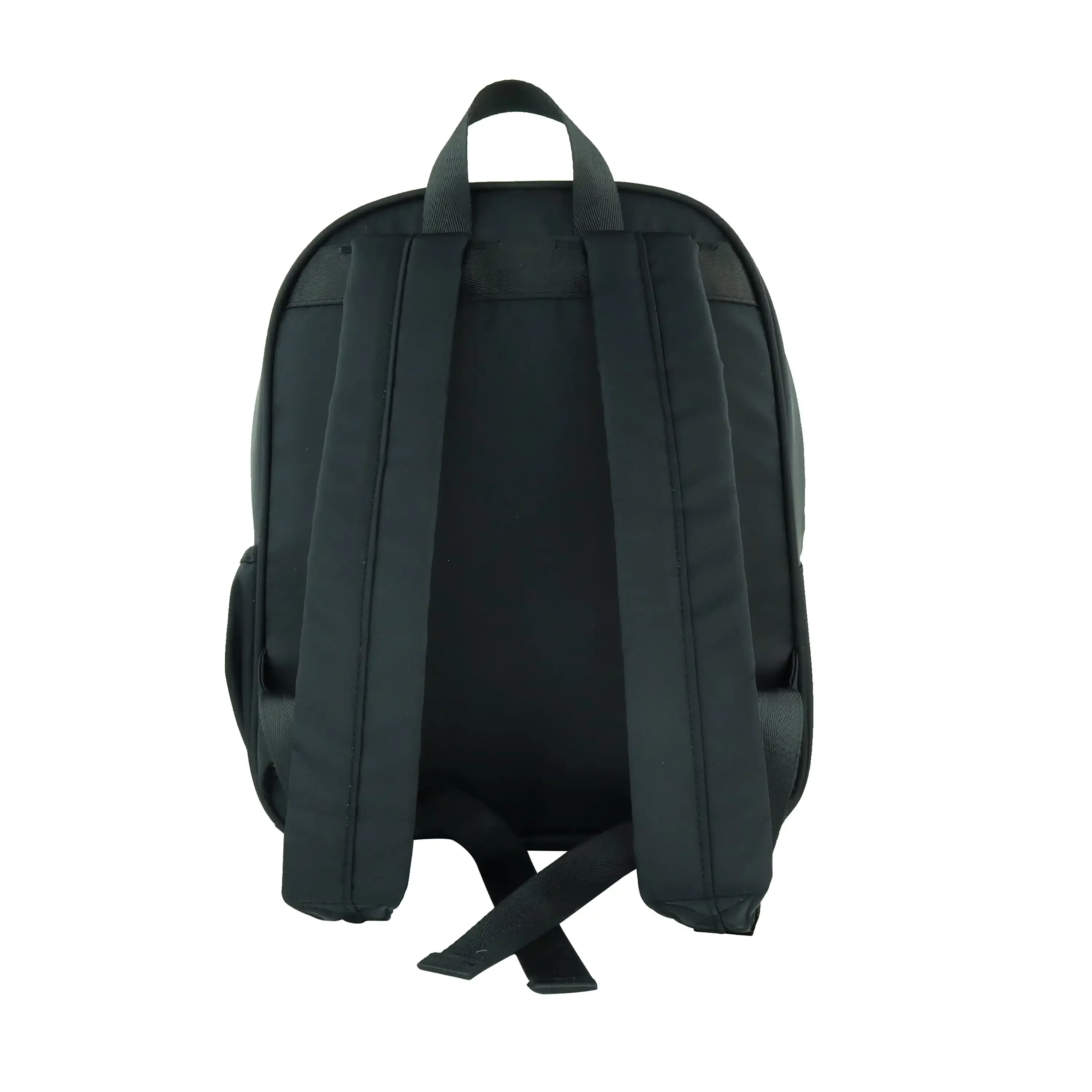 Nylon Backpack, Customizable Travel Book Bag for Crafts, School, and Everyday Use, Black