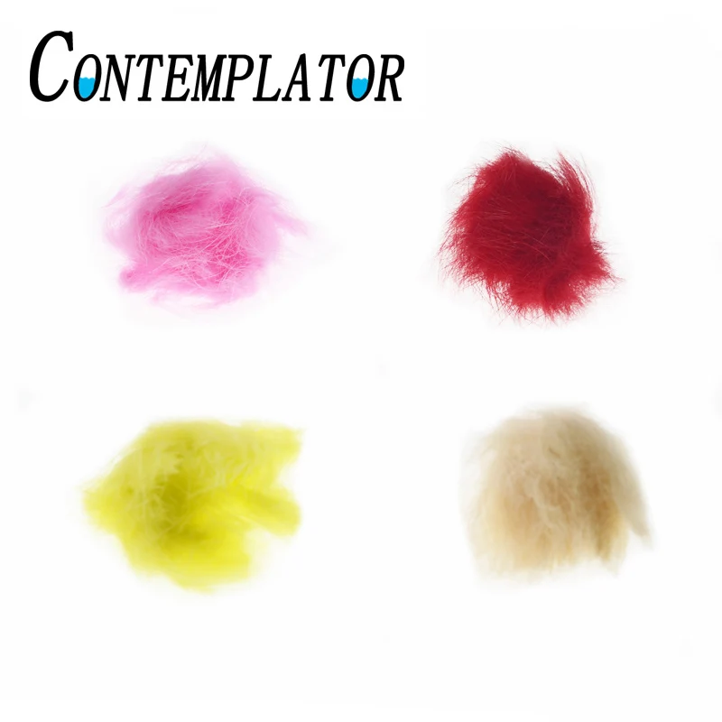 CONTEMPLATOR 3 g/pack mouche attachant lièvre Dub lièvre corps rugueux Dubbing Buggy nymphes 11 couleurs lapin cheveux fibre mouche attachant matériaux