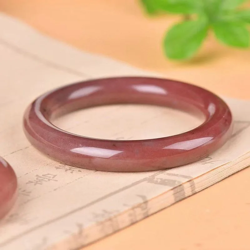 

Natural Round Bar Bracelet Women's Quartzite Women's Jade Pendant Jewelry