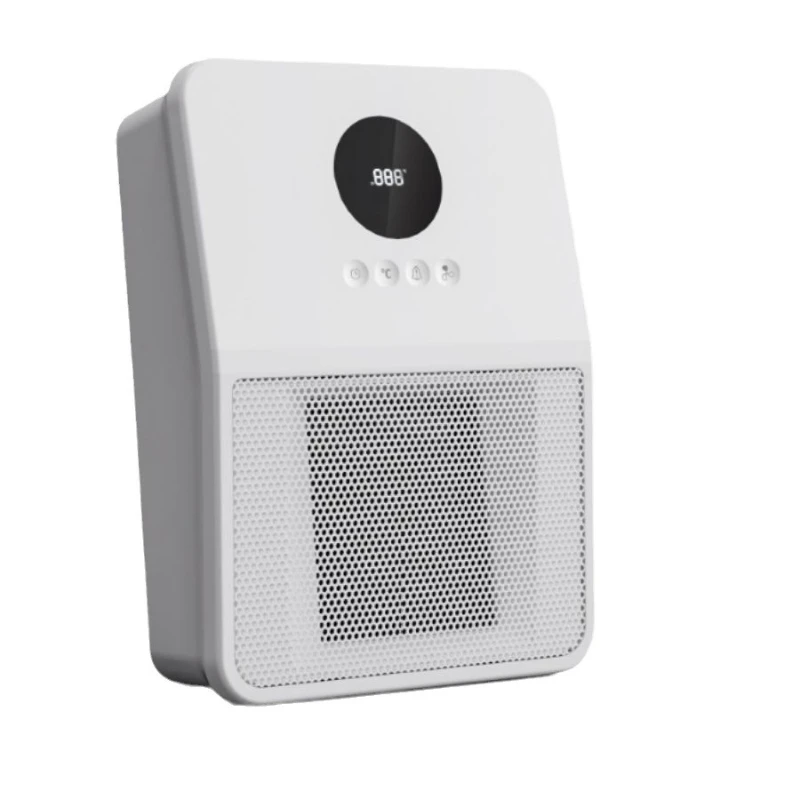 Bathroom Heater Home Office Graphene Hot Air Fan Electric Fireplace Electric Heating Intelligent Temperature Control