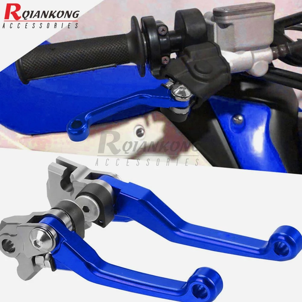 2pcs CNC Motocross Pivot Brake Clutch Levers For Yamaha DT125 DT 125 LC MK2 MK3 DT125R DT125RR DT125RE DT125RL DT200 DT230 LANZA