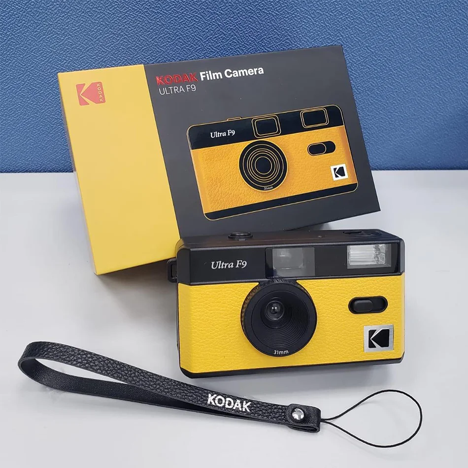 Kodak Ultra F9 F9S Cámaras clásicas Cámara de película reutilizable de 35 mm Opcional 1/3 Rollo de película ColorPlus 200 Película esencial de viaje