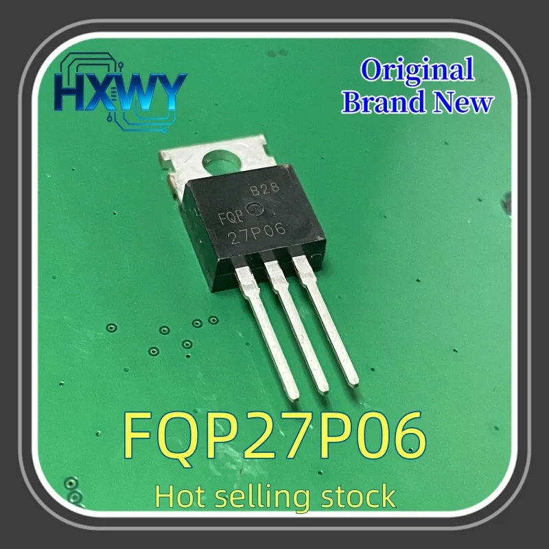 (5/20 pieces) FQP27P06 27P06 TO-220 P Channel MOS Tube New Electronic Parts Fast Delivery High Quality In Stock