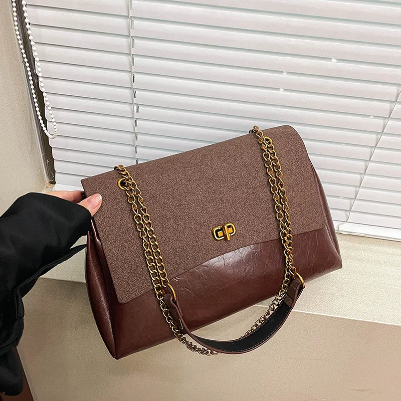 

2025 Versatile Shoulder Bag, Spacious Crossbody Purse for Women, Minimalist Day to Night Tote, Textured Sling Bag, Chic Top