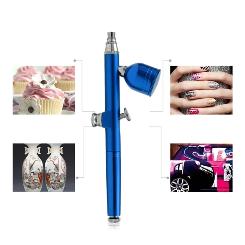 Dual Action Gravity 0.3mm Nozzle Airbrush Cake Decorating Nail Art Paint