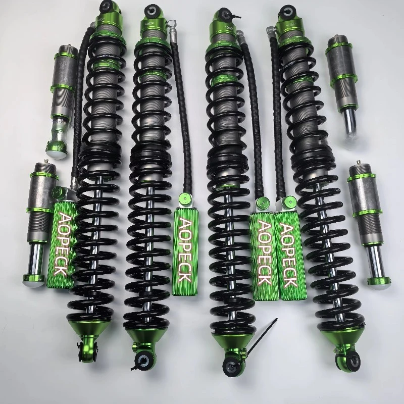 4x4 Off Road  Suspension 14inch Coilover Compression & Rebound All Adjust for ATV/UTV/Buggy/Jeep Wrangler