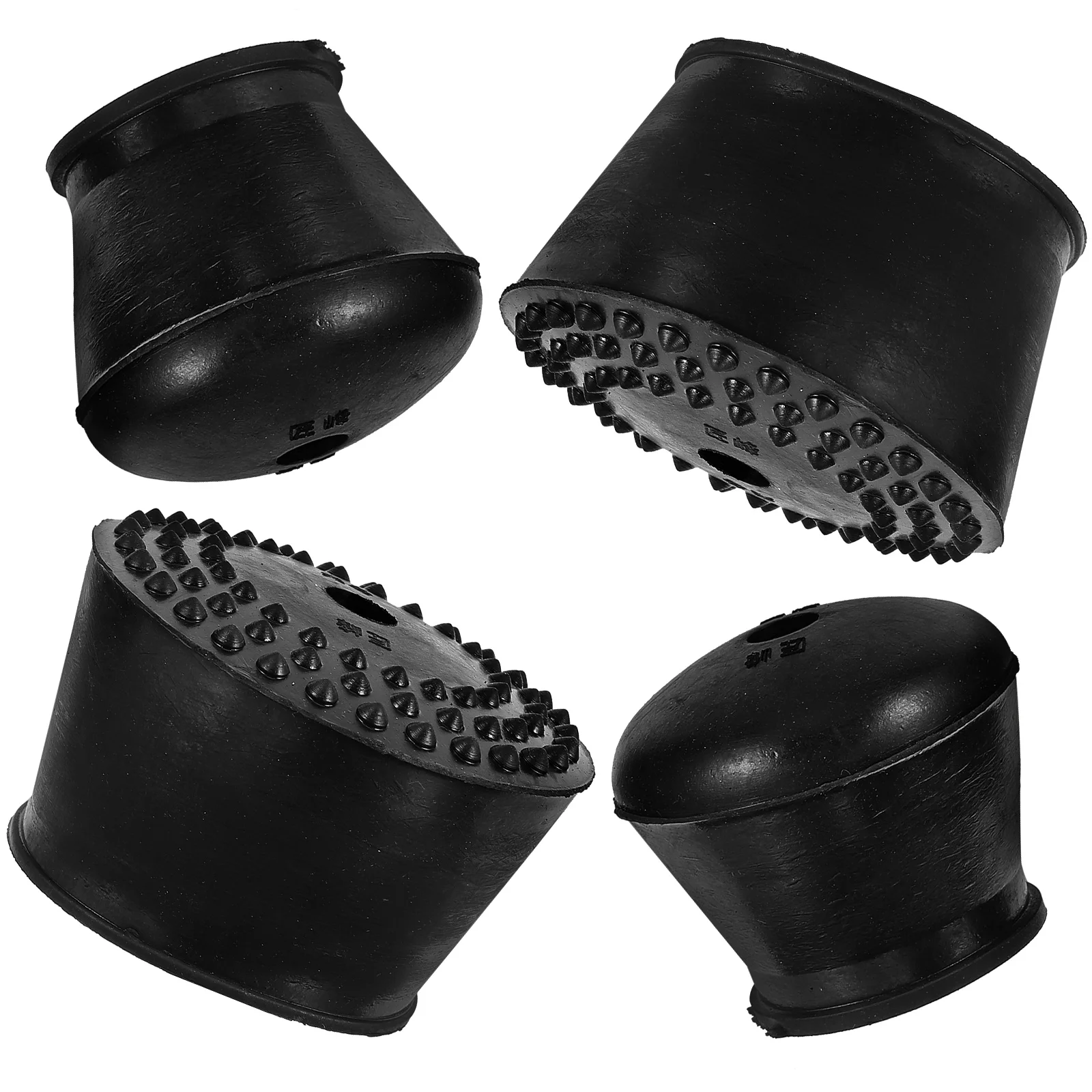 

4Pcs Anti-Skid Rubber Ladder Feet Caps Heavy-Duty Ladder Foot Covers Protective Pads for Stability and Floor Care