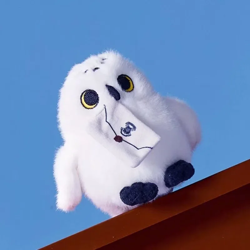 12cm Harries Movie Hedwig Owl Pottered Plush Toys Soft Stuffed Animals Doll Peluches Shoulder Decoration Fun Toy Birthday Gifts view 3