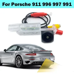 HICAMRUI HD Reverse Camera for Porsche Carrera Turbo 911 996 997 918 Carrera Turbo GT CCD Night Vision Fish Eye Camera