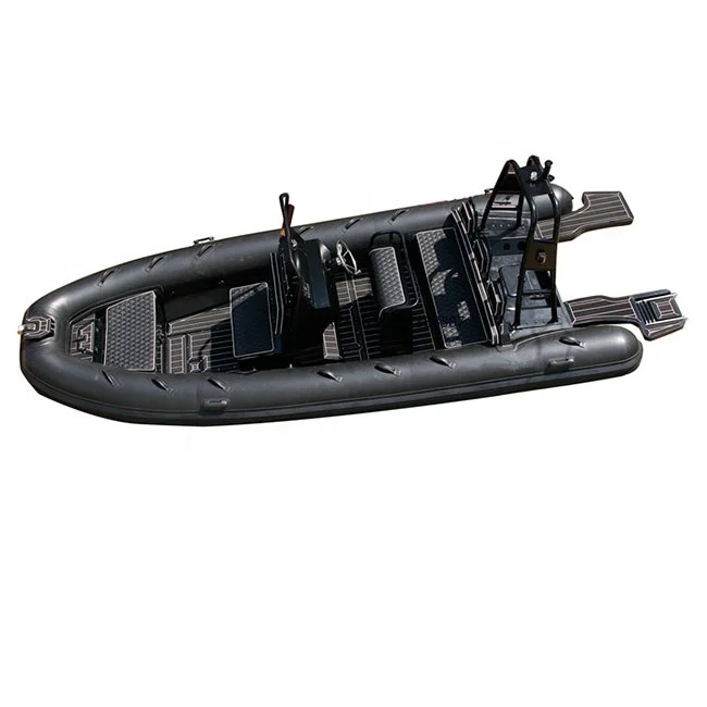 Aluminum Hull RIB 560 Rigid Hull V Shape Ocean Inflatable Boats