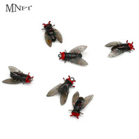 15PCS/Box Bionic Fly Fishing Bait Realistic Soft Fly Hook Bait  Add Fish Attractant Fishing Gear For Salmon, Trout