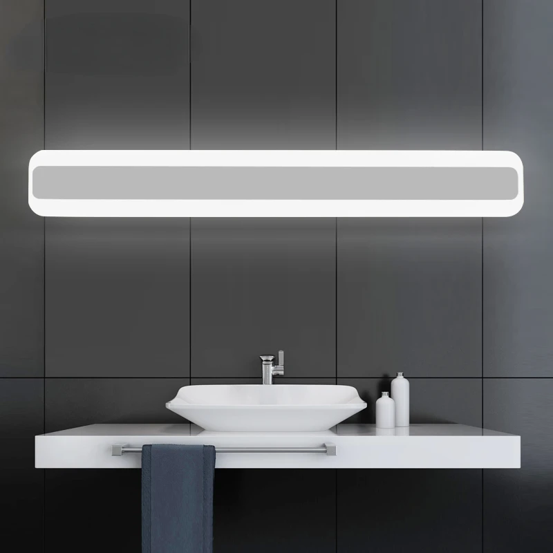 Lámpara Led de pared para espejo de baño, accesorio de montaje en pared moderno para sala de estar y dormitorio, 14W, 16W, 20W y 24W