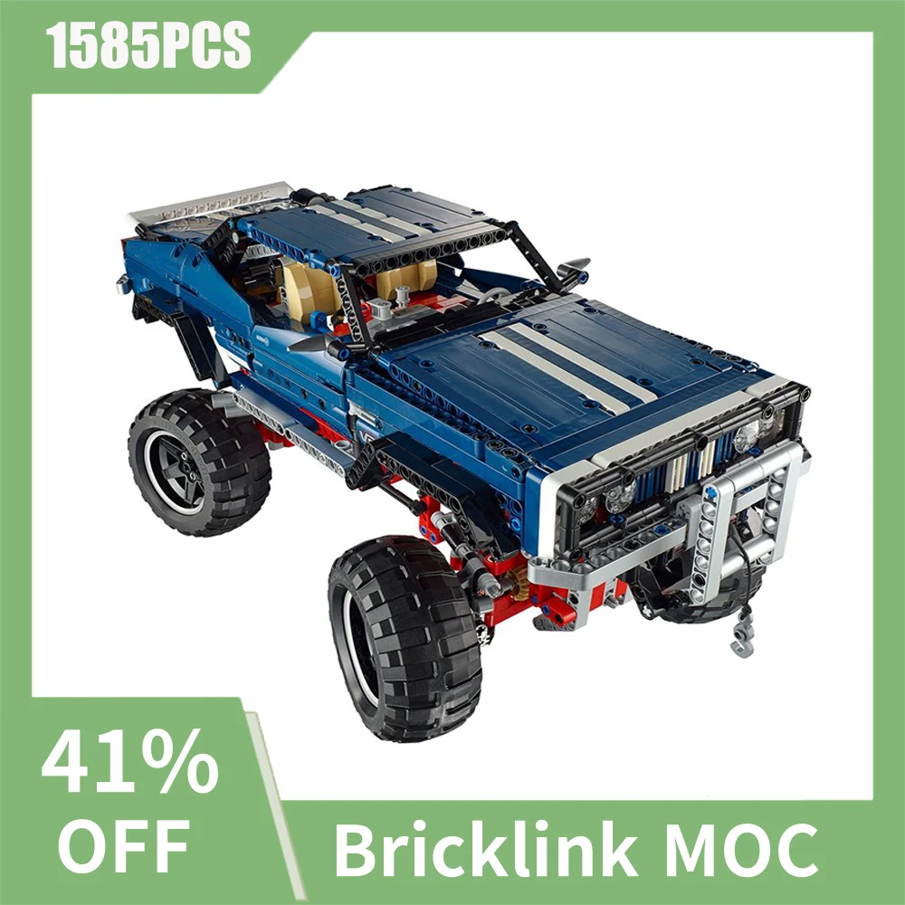 

NEW 1585PCS MOC city 4x4 Crawler off-road vehicle model DIY creative ideas Children Toy birthdayGift Technology Blocks MOC-41999