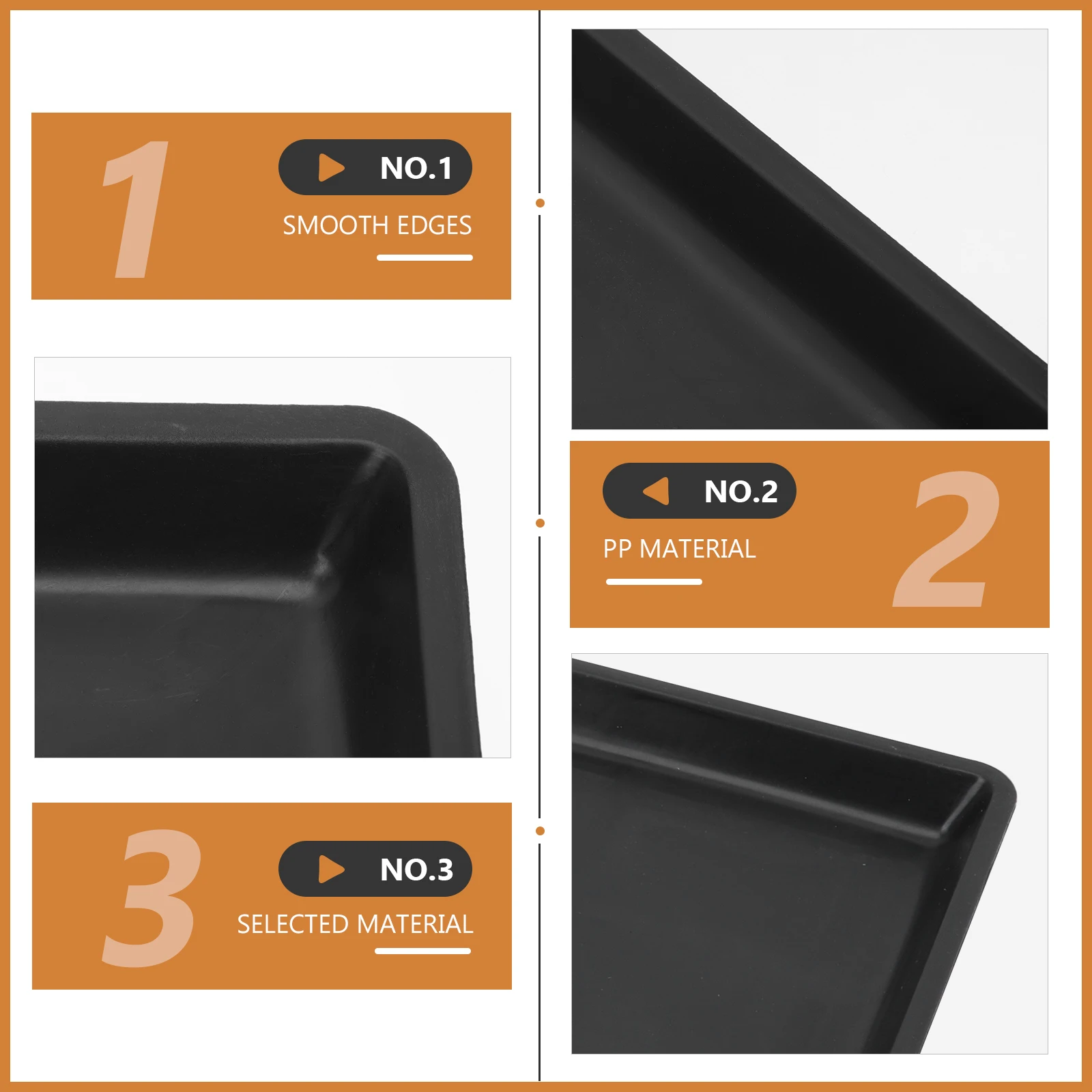

2 Pcs Pet Cage Tray Plastic Liner Dog Pan Storage Poop Toilet Crate Replacement Pans Pp Waste