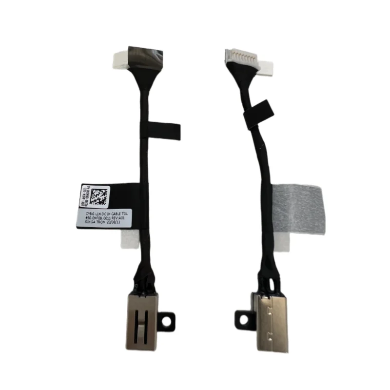 Para dell latitude 3420 3430 3520 e3420 e3430 e3520 0hjw4d portátil dc power jack DC-IN cabo flexível de carregamento 0hjw4d 450.0nf0b.0011