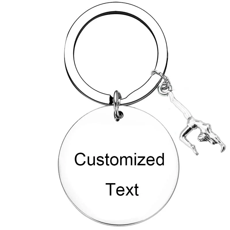 Personalized Custom Keychain Girl Gymnastics Keychain, Gymnast Player Gifts, Keychain for Men and Women