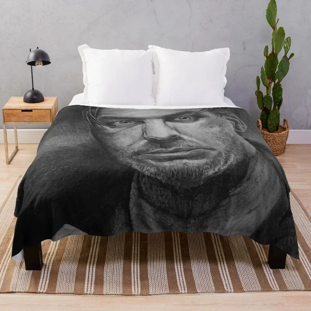 TIll Lindemann Portrait Throw Blanket manga Bed covers blankets and throws Decorative Beds Blankets