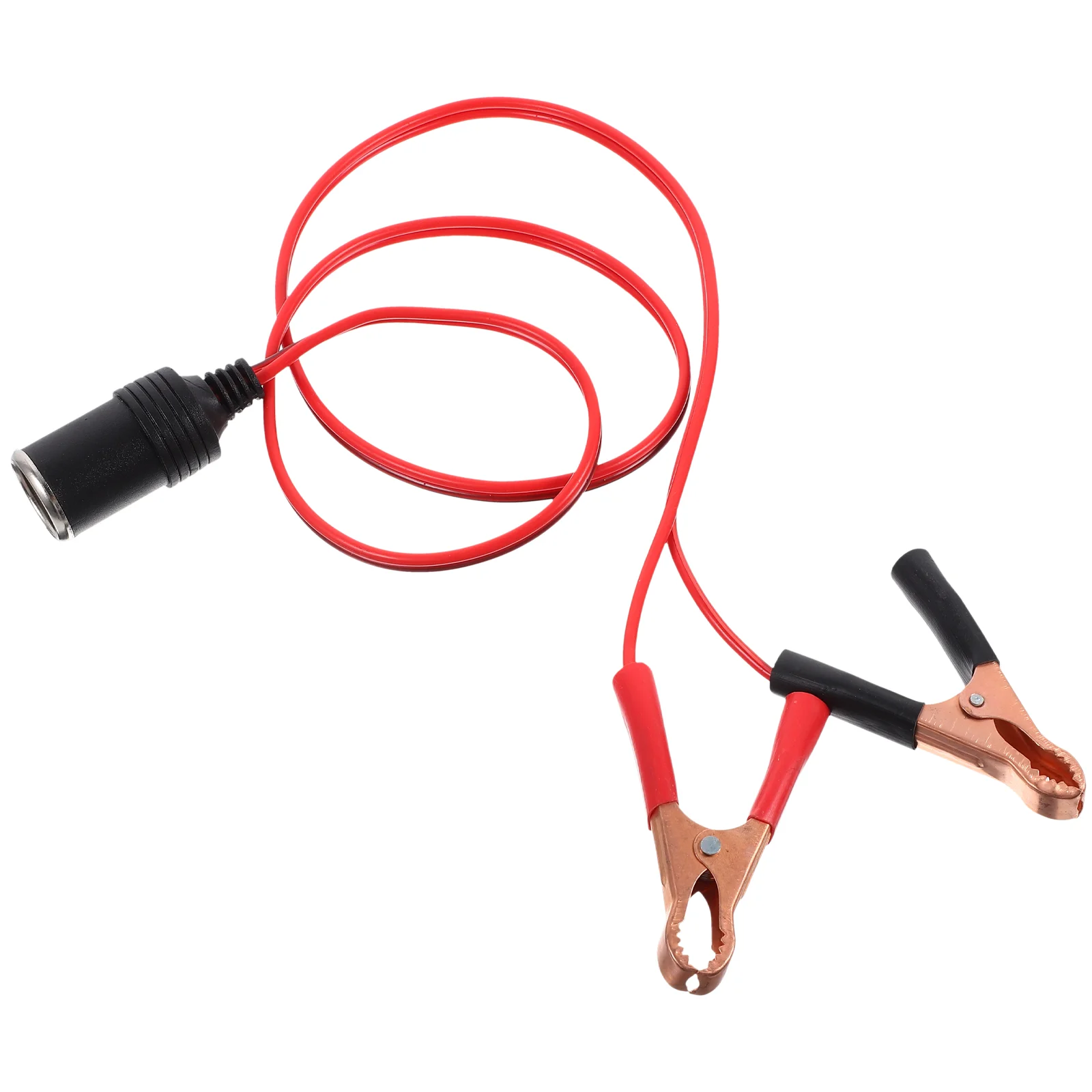 15M Car Terminal Clamp Clip-on Cigarette Lighter Socket Power Adapter Car Booster Jumper Cables