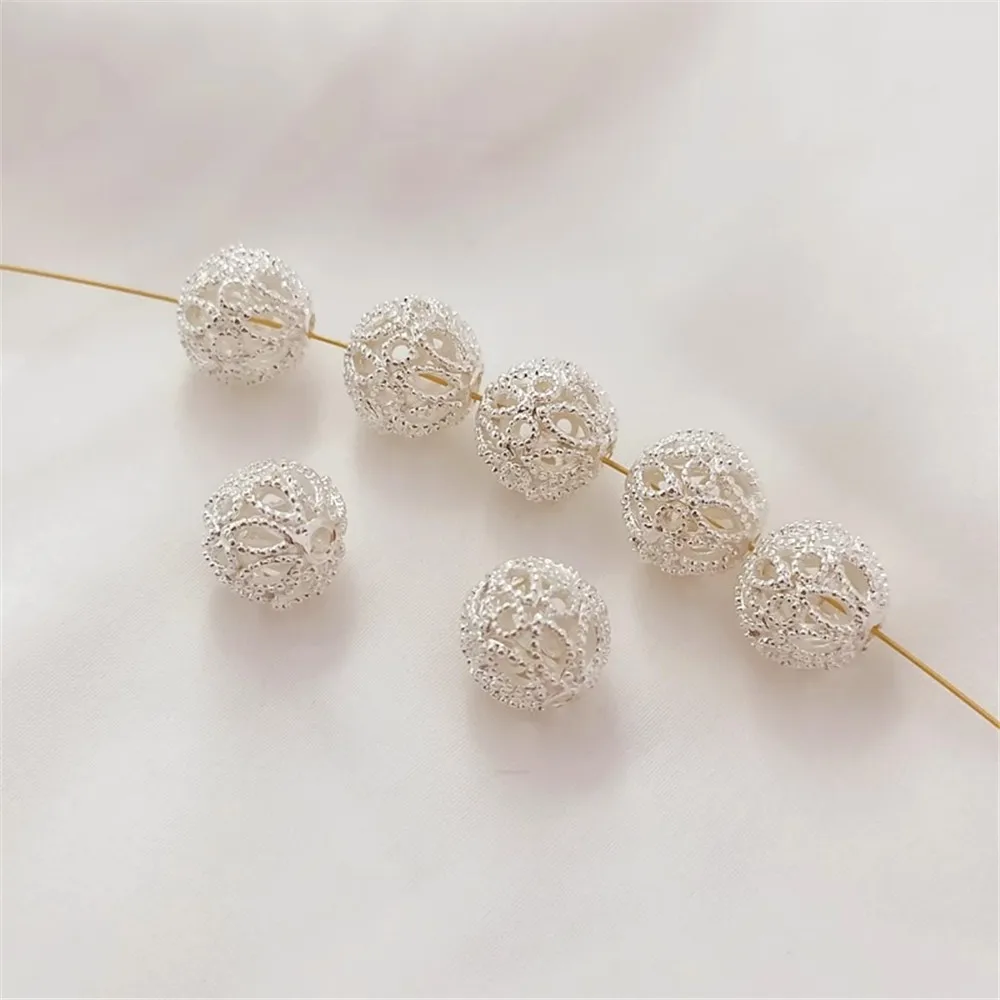 Серебряные-бусины-с-гортензией-медное-покрытие-аксессуар-из-бисера-и-разделителя-с-круглыми-прямыми-отверстиями-браслет-ювелирный-материал-ручной-работы-своими-руками