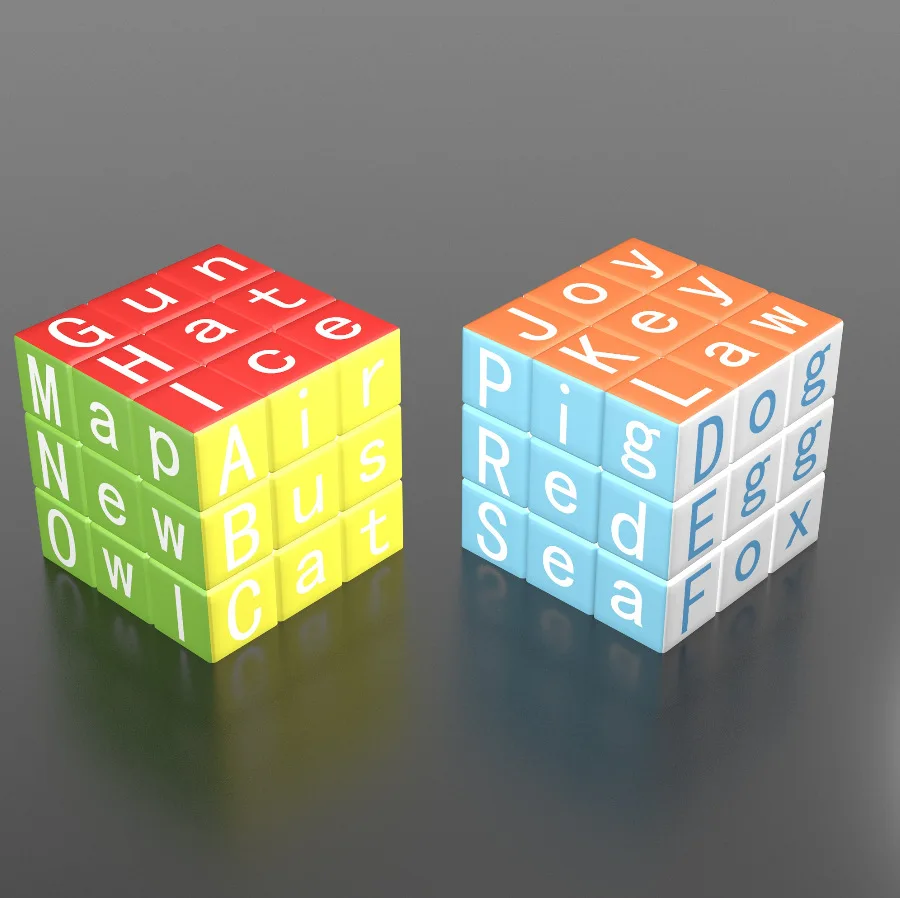 المدرسة المتوسطة الفيزياء صيغة التدريس مكعب ، هدية لعبة مخصصة ، الفيزياء ، الكيمياء ، 3X3 X3