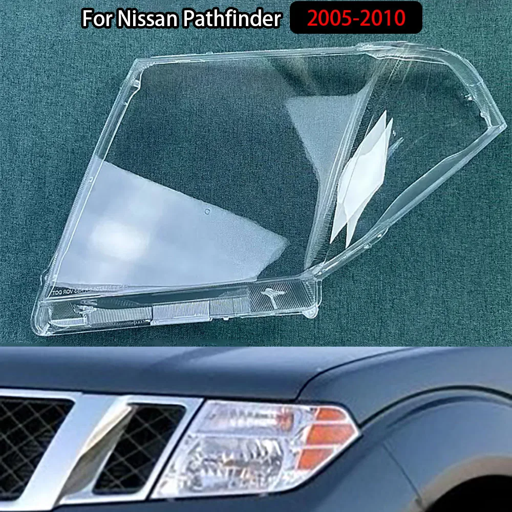 

Auto Car Front Headlight Glass Headlamp Transparent Lampshade Lamp Shell Lens Cover For Nissan Pathfinder 2005-2010