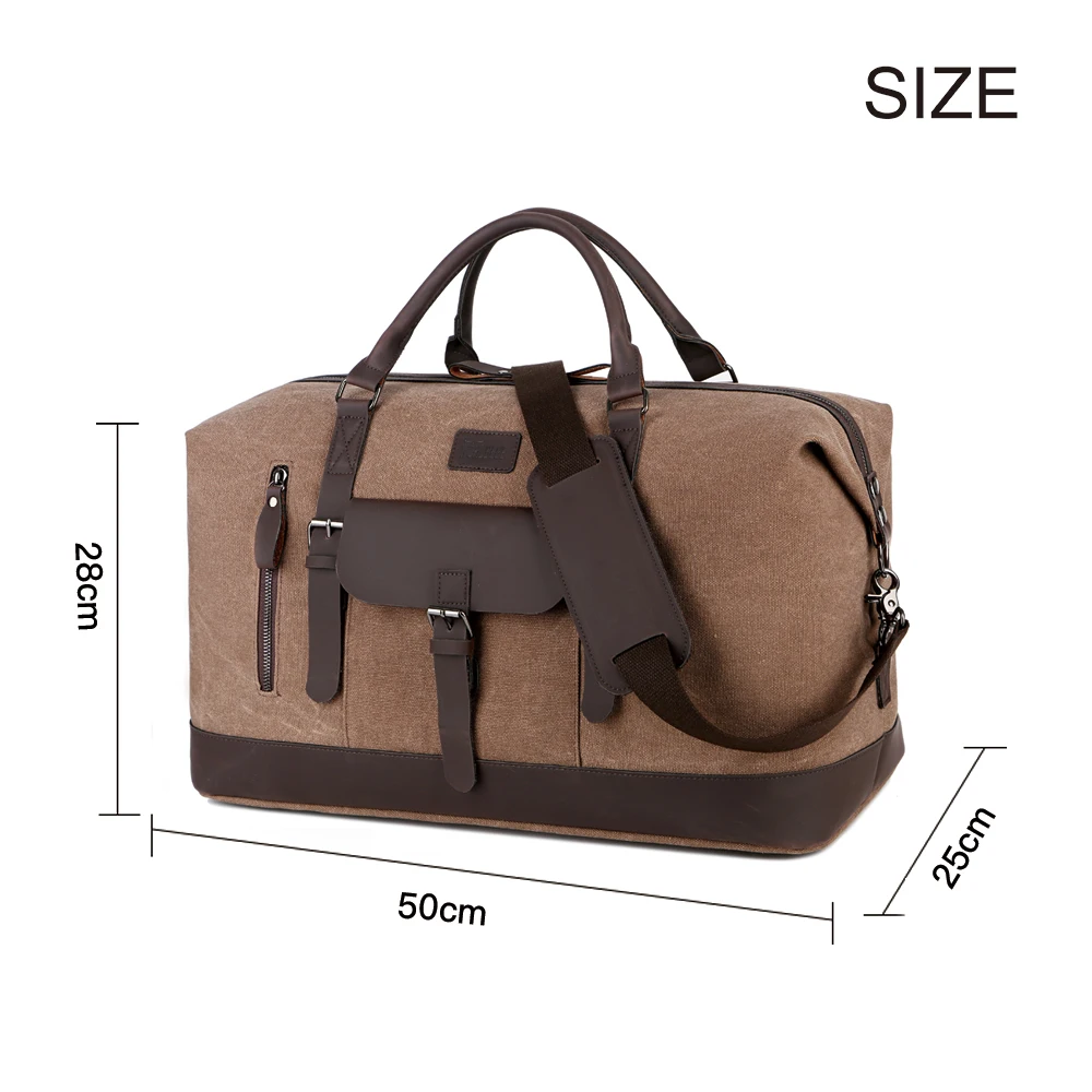 Vintage Casual Men Travel Bags Masculino Outdoor Grande Capacidade Bag Canvas Handbags Duffle Bag Weekender Bag Travel Man