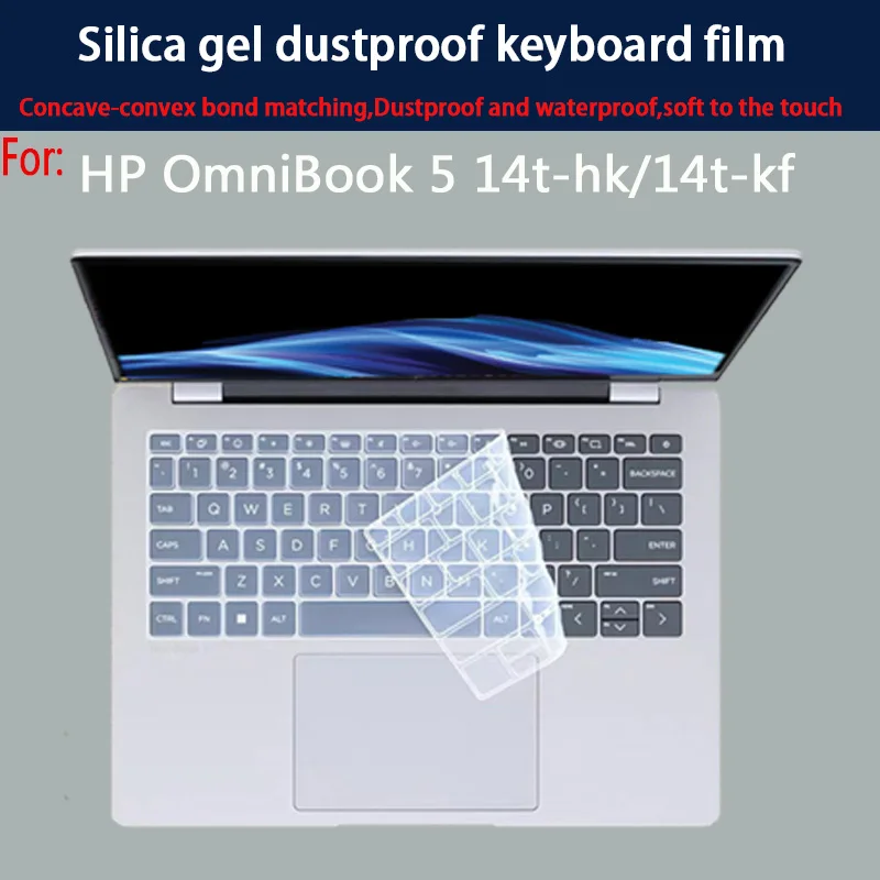 For HP OmniBook 5 14t-hk/14t-kf Keyboard Film Laptop Screen Protection Glass Toughened Film Anti-reflective Film Anti-blue Film