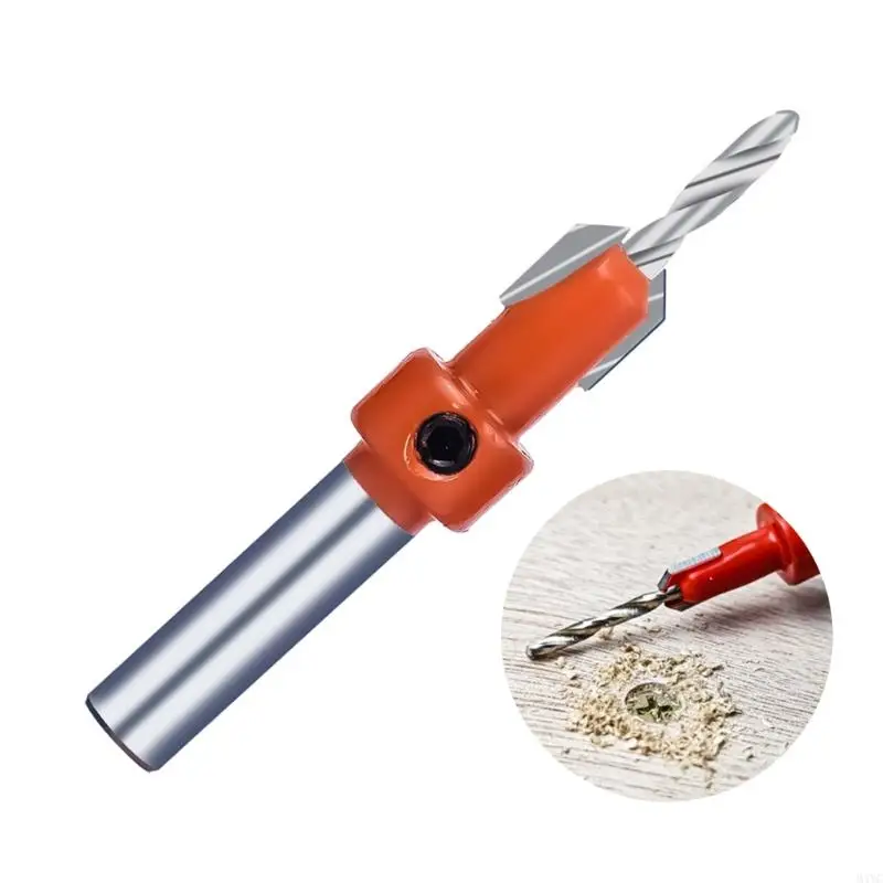M4YC Essential HSS Countersink Drill Bit para instalação portas janelas para DIYers