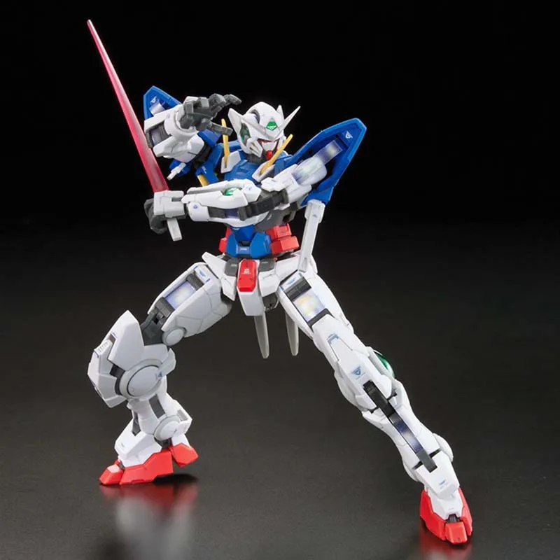 Bandai Figure Gundam Model Kit Anime Figures RG GN-001 Exia Mobile Suit Gunpla Action Figure Toys For Boys Children's Gifts