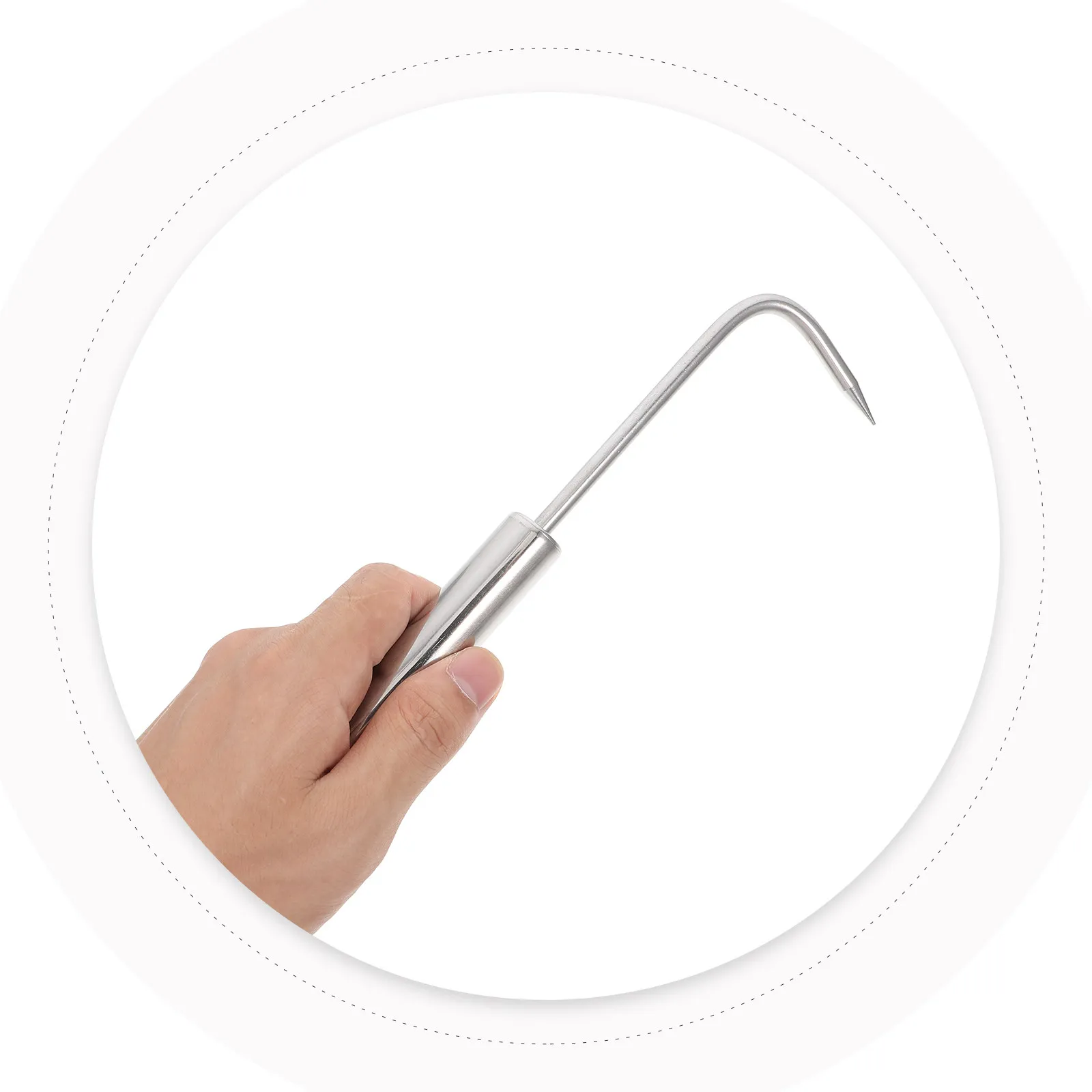 Stainless Steel Crack Weeder L Shape Garden Hand Tool Manual Weeding Soil Aerator Lawn Patio Weed Removal Crack Weeder