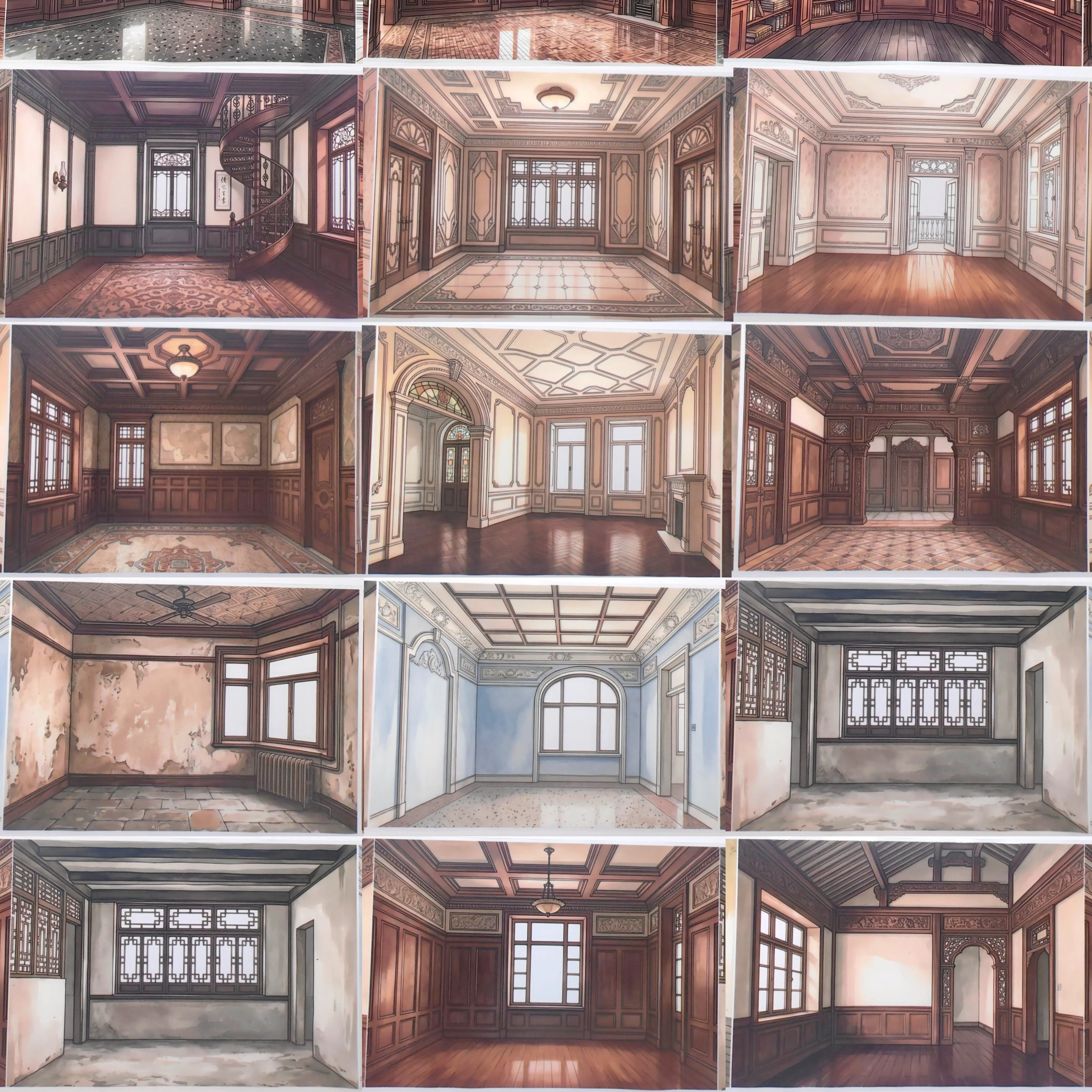 Zhai Mao Ju Limited Washi PET Tape Sample Republic of China Ancient Interior Outdoor Partition Furniture Decor Tape For Journal