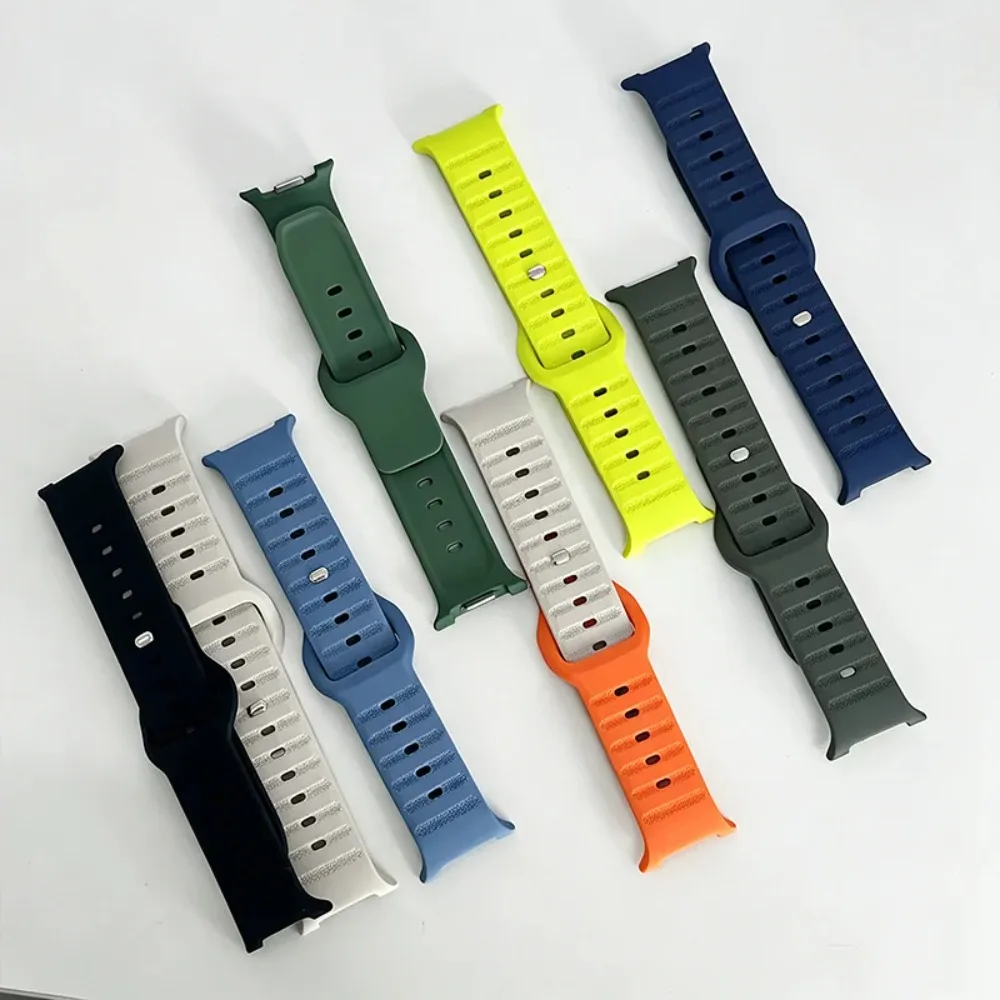 Dot Texture Sport Silicone Band For Samsung Galaxy Watch 9 8 40mm 44mm 8 Classic 46mm Breathable Airflow Holes Sweatproof Women
