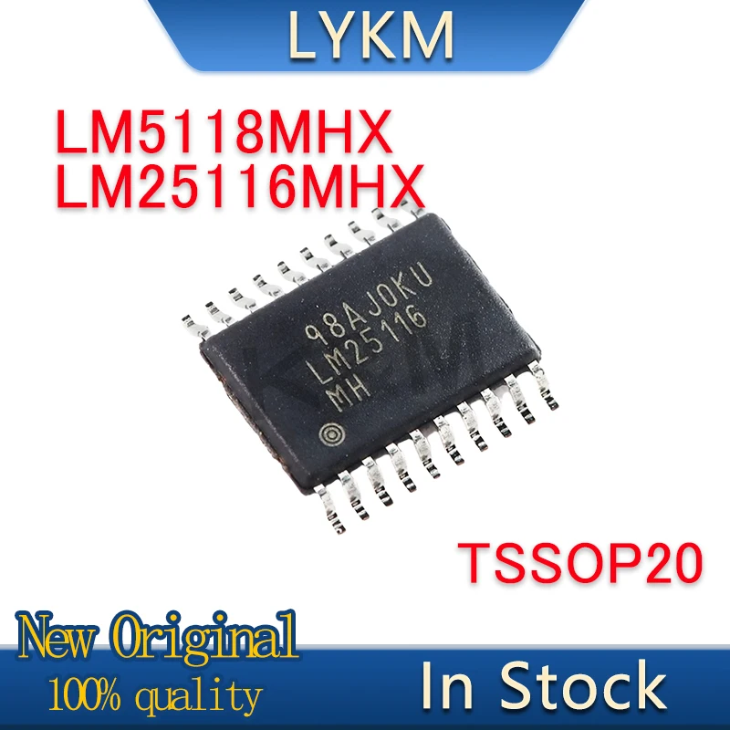 

5/PCS New Original LM25116MHX LM25116MH LM25116 LM5118MHX LM5118MH TSSOP20 In Stock