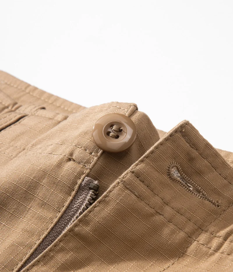 100% Cotton Rip-Stop Multi-Pocket Cargo Pants for Men American Retro Military Tactical Pants Airborne Paratrooper Pants OKONKWO