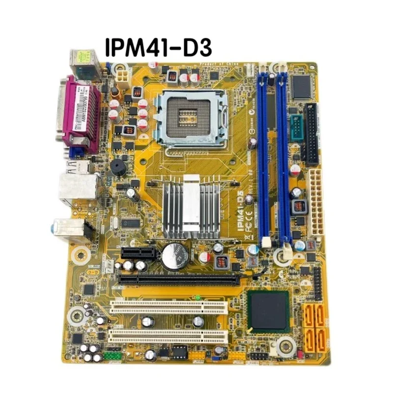 For PEGATRON IPM41-D3 Motherboard IPM41 D3 V1.00 LGA 775 DDR3 Mainboard 100% Tested OK Fully Work Free Shipping