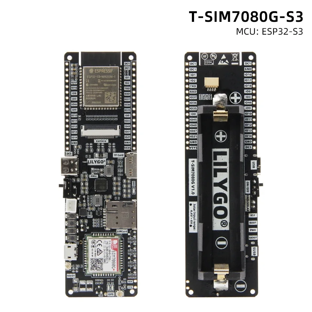 LILYGO ®   Carte de développement T-SIM7080G-S3 ESP32-S3 SIM7080, prend en charge Cat-M NB-Iot WIFI Bluetooth 5.0 avec GPS Flash 16 mo PSRAM 8 mo