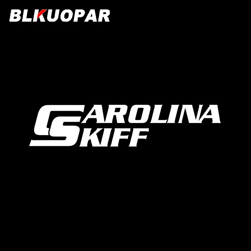 BLKUOPAR Carolina Skiff Car Sticker Sunscreen Waterproof Scratch-Proof Vinyl Decals JDM Die Cut Caravan Surfboard Car Label