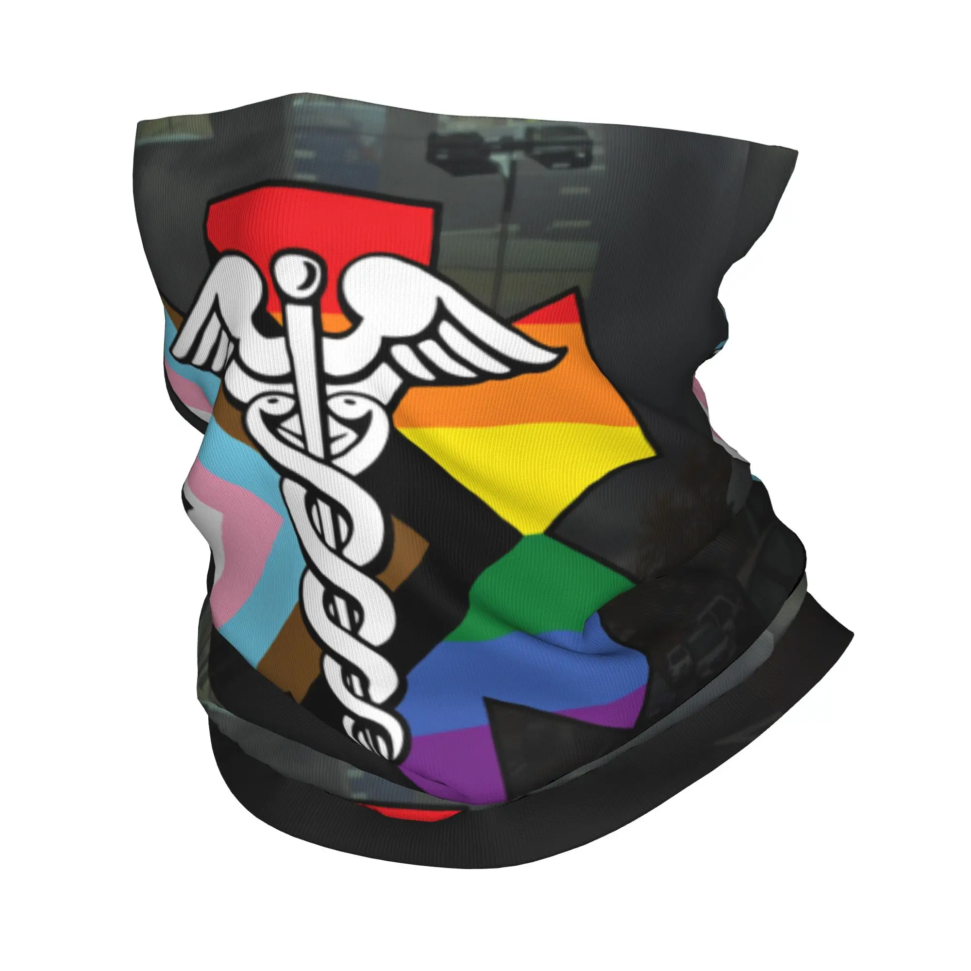 

Range Scenery Star Of Life Sight Balaclava Outdoor Sports Tactical Mask Couple y2k Cool Sun Mask Neck Warmer Neck Gaiter