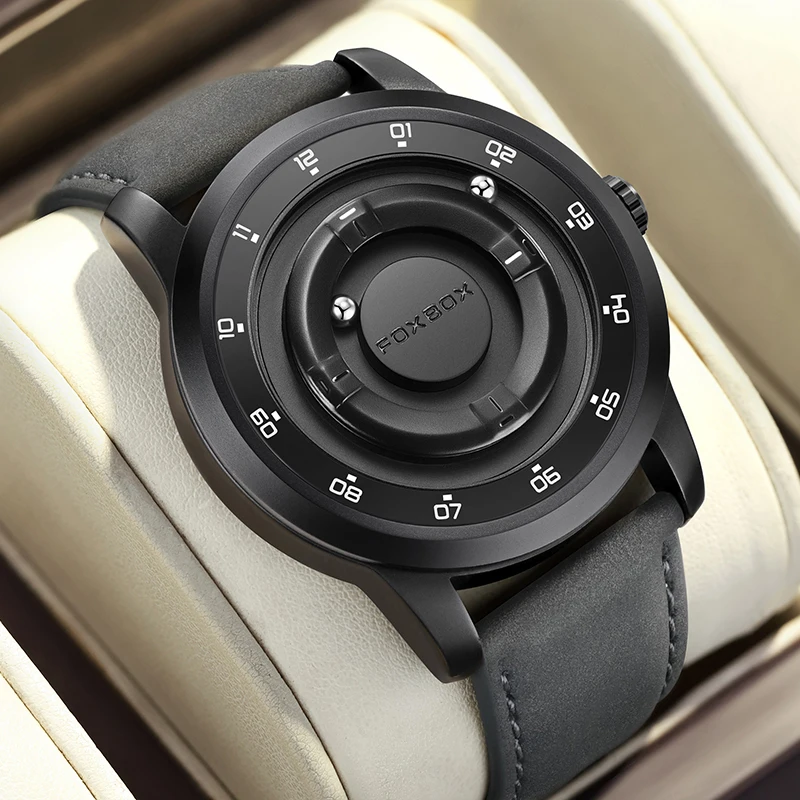 Men's Fashion Quartz Watch with Magnetic Force Quartz