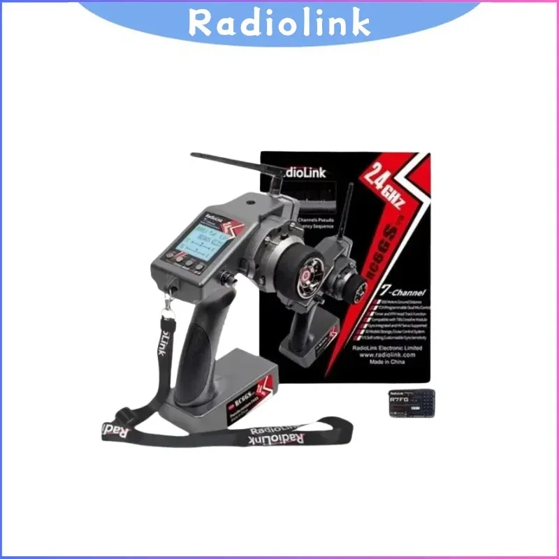 

Radiolink RC6GS V3 7 Channel RC Transmitter and R7FG Receiver with Gyro Telemetry for Remote Control Car Boat