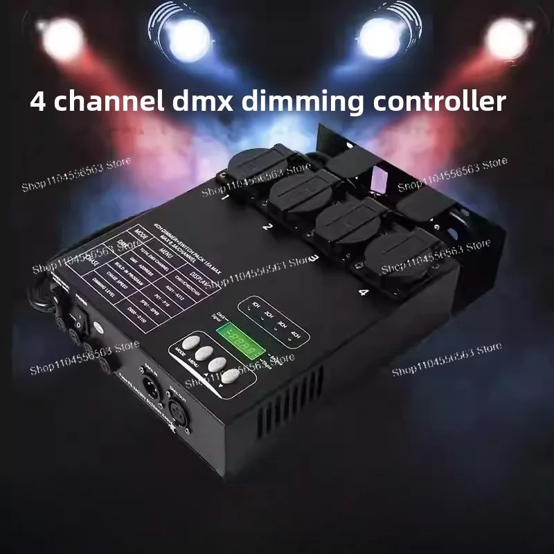 4-Channel Digital DMX Dimmers - Professional LED Controllers for Stage and Lighting Systems