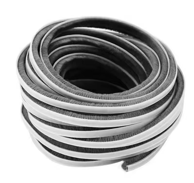 Self-adhesive Bristles Wool Pile Weatherstrip Door Window Brush Seal 7/9 X 5mm 9mm 12mm 15mm 23mm Warm Winter Gray White Brown - Image 3