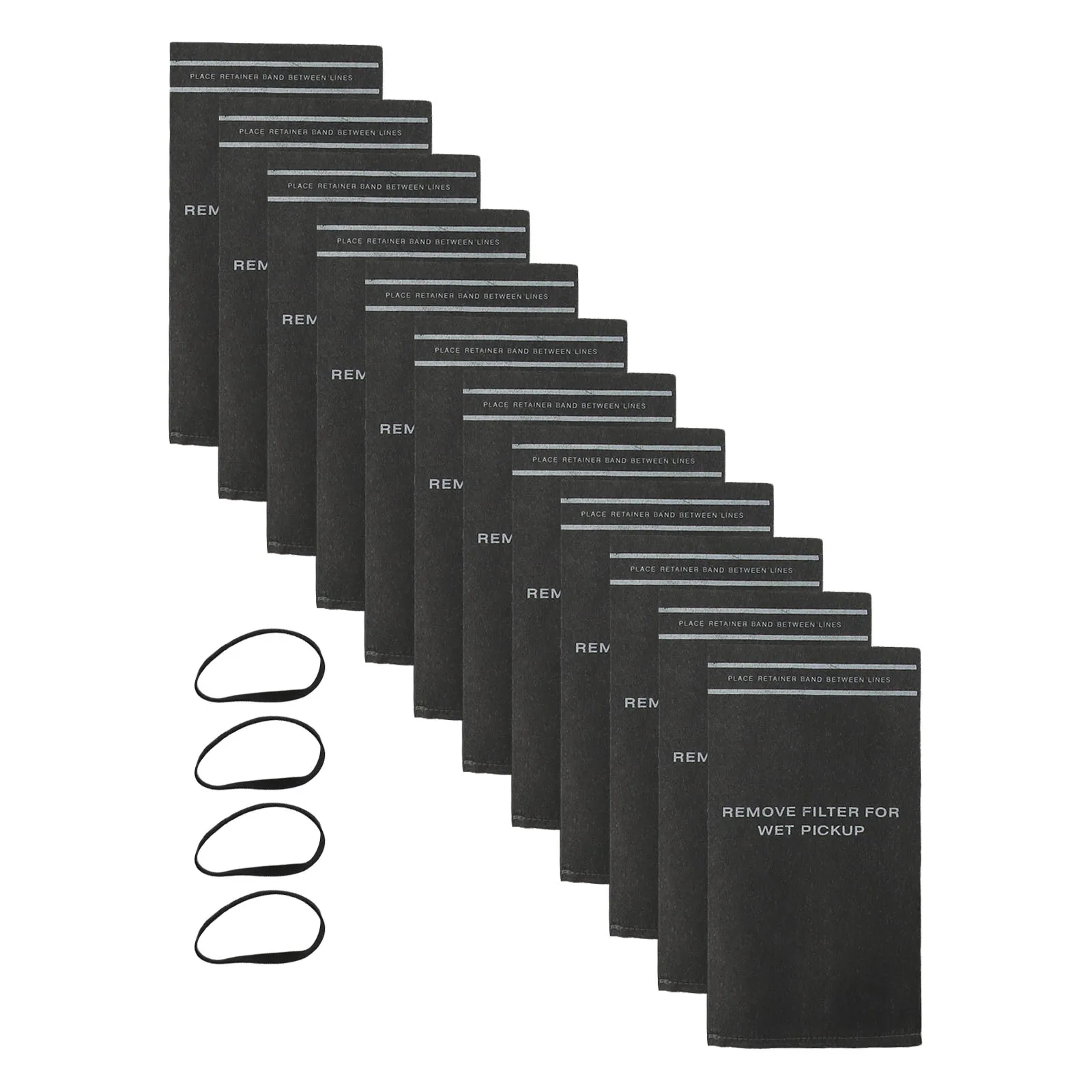 Pack of 12 Wet Dry Filter Bags for 22 5 Gallon Vacuum for stinger Designed for Craftsman and For Husky Shop Vacuums