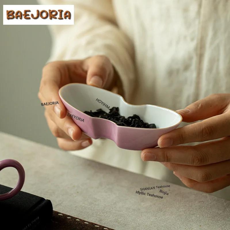 

Винтажная лопатка для чая Rosy Clouds Purple Tea Scoop, домашняя лопатка-черпак для чаепития, декор для чайной церемонии, оборудование для чаепития, украшение для дома