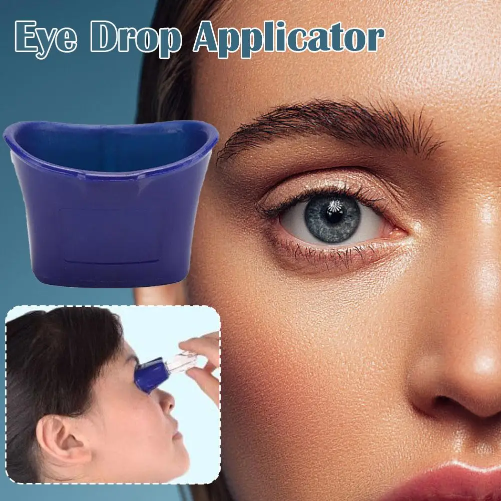 

NEW Eye Drop Guide Professional Silicone Eye Drop Bottle Helper Devices Eyedrops Holder Universal Eye Drops Keeper Dispenser Aid